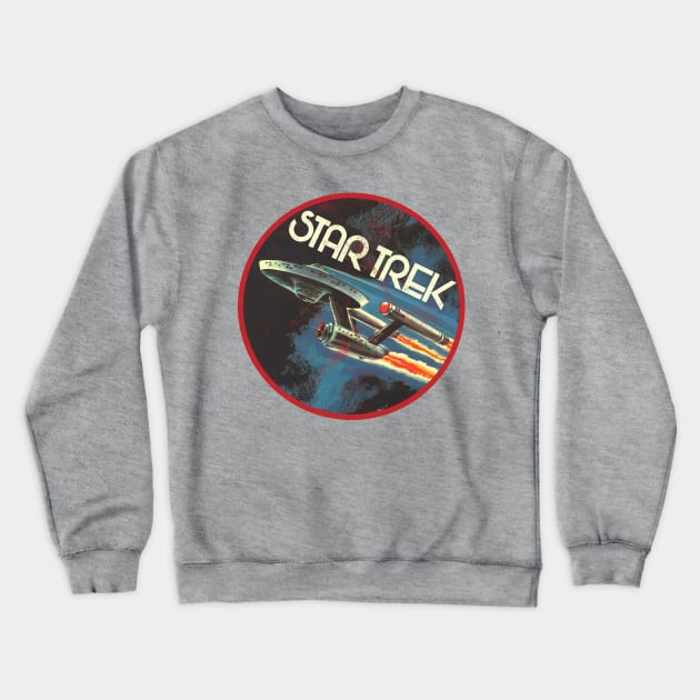 Star Trek Enterprise Vintage Crewneck Sweatshirt by creativespero